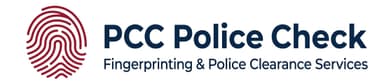 PCC Police Check logo — Certified FBI & RCMP fingerprinting specialists in India