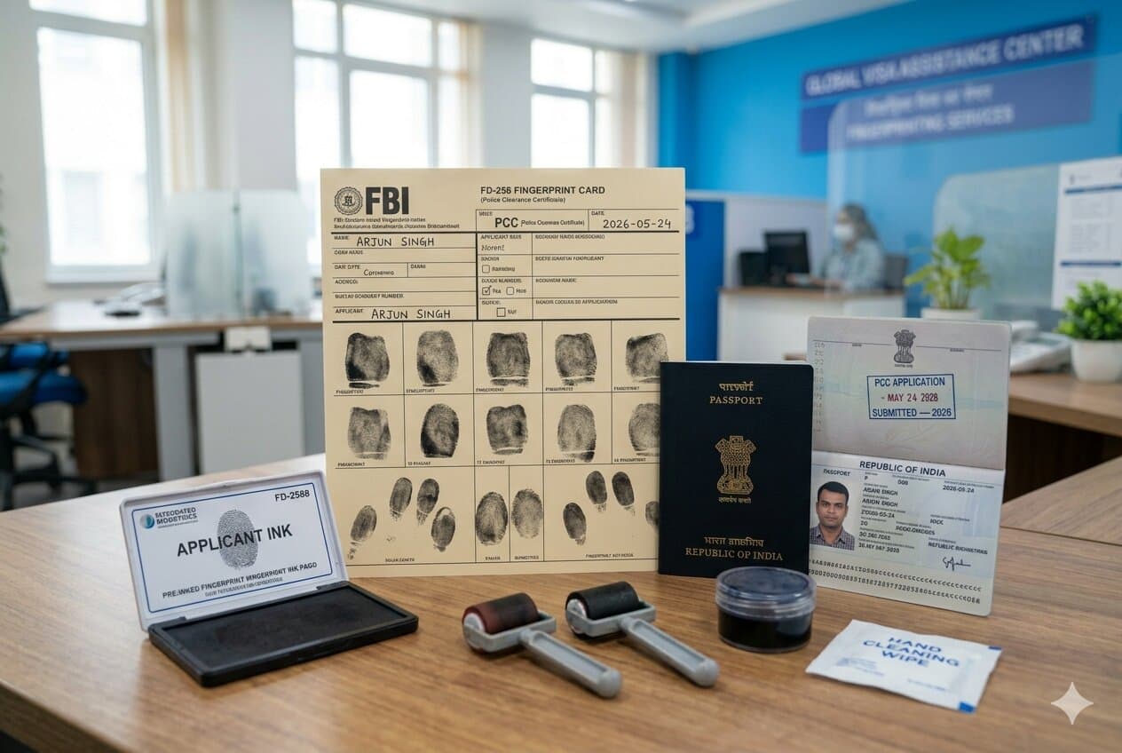 How to Get FBI PCC from India in 2025 — Complete Step-by-Step Guide — fingerprinting guide for immigration applicants